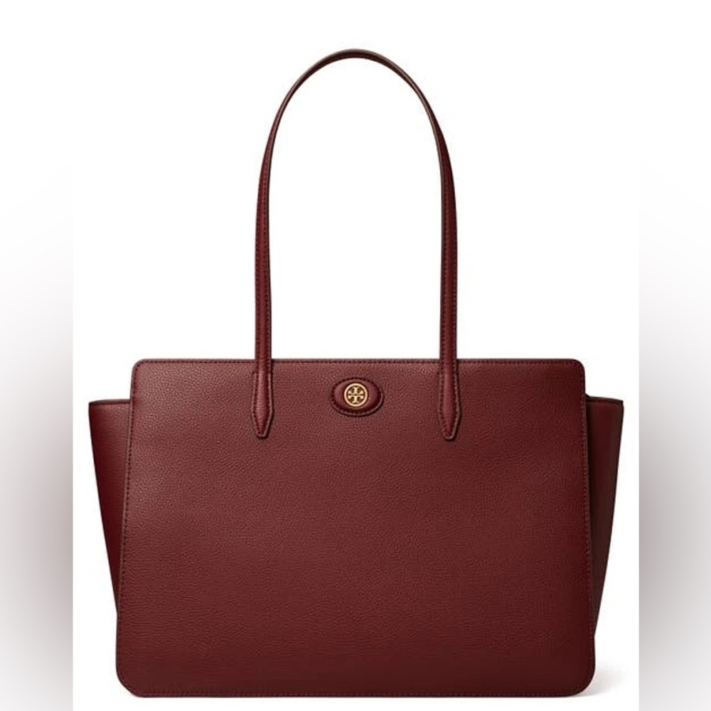 Tory Burch Robinson Tote EUC Port Wine